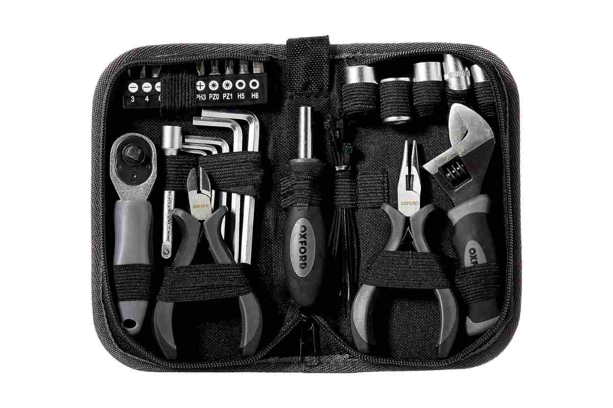 Kit attrezzi moto portatile