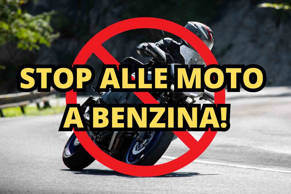 BMW stop alle vendite di moto a benzina