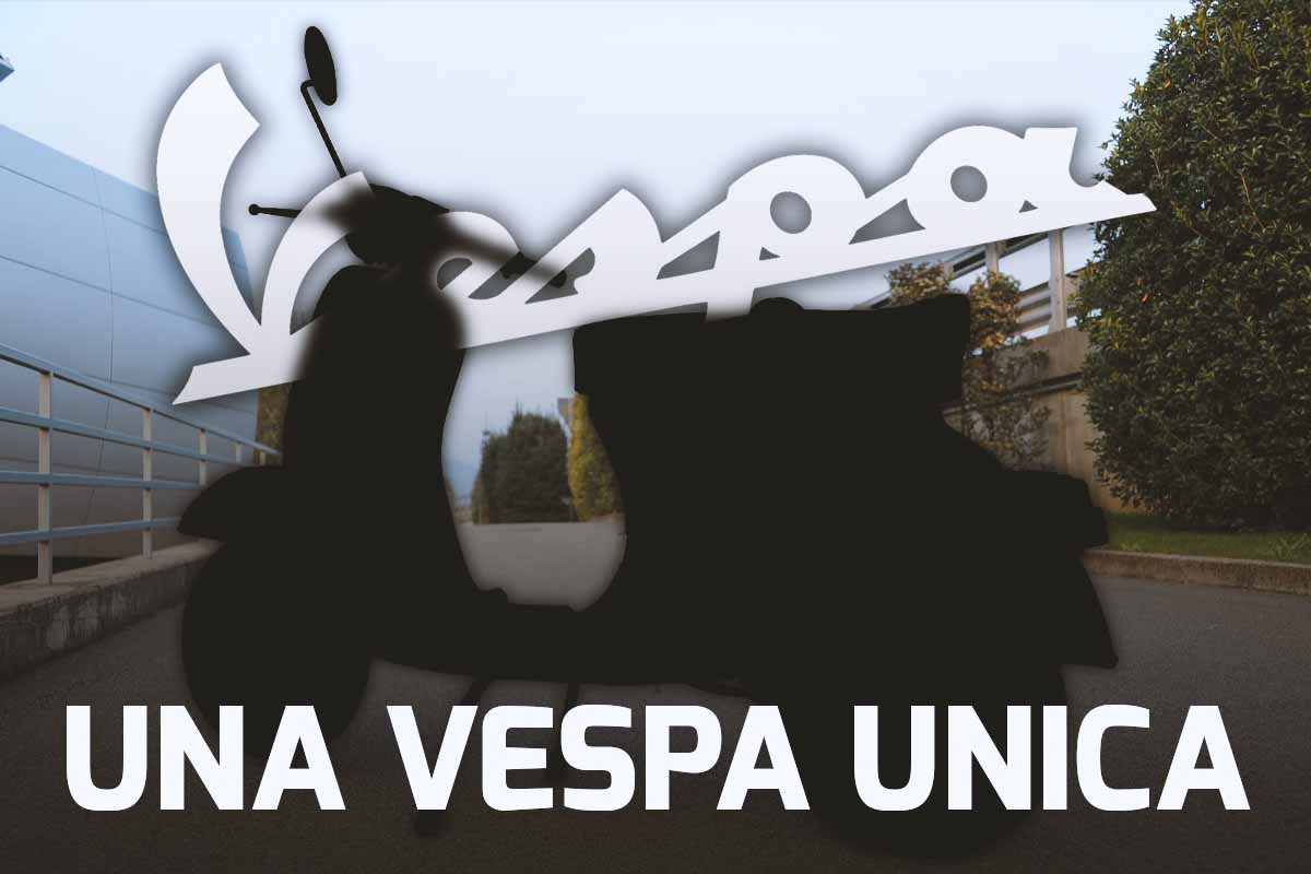 Una Vespa Piaggio d'oro