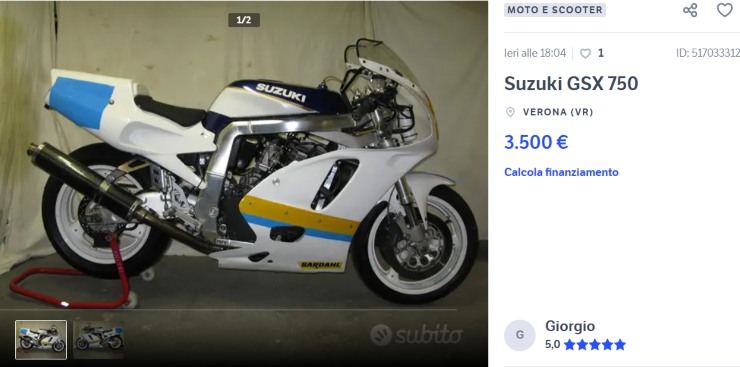 Suzuki GSX 750 in vendita
