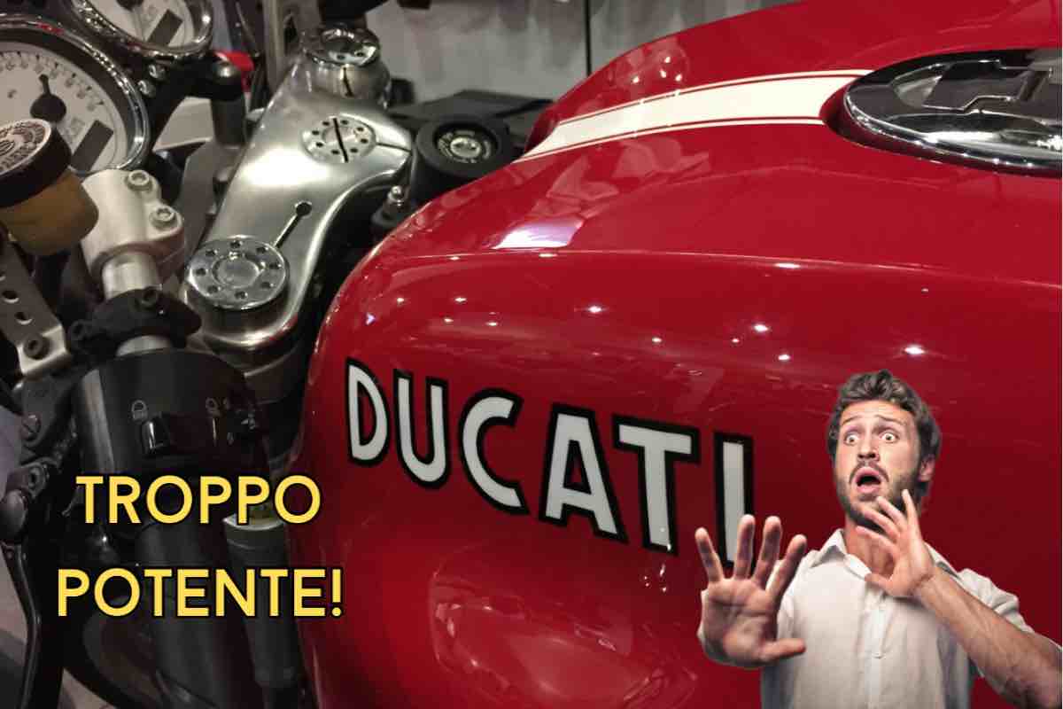 Motocicletta estrema Ducati