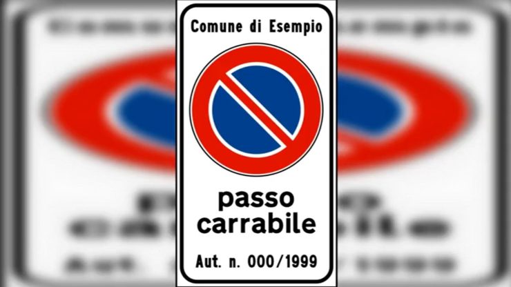 Passo carrabile, come funziona