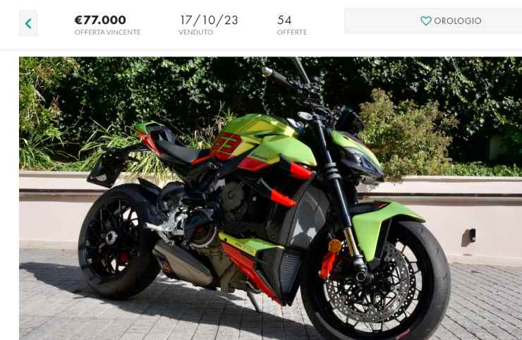 Ducati Streetfighter V4, la moto con un costo pazzesco