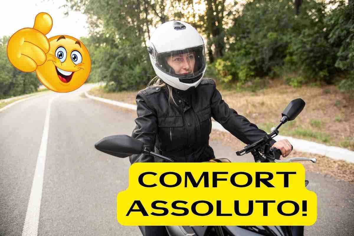 Comfort in motocicletta