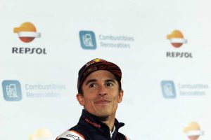Marc Marquez niente motocicletta