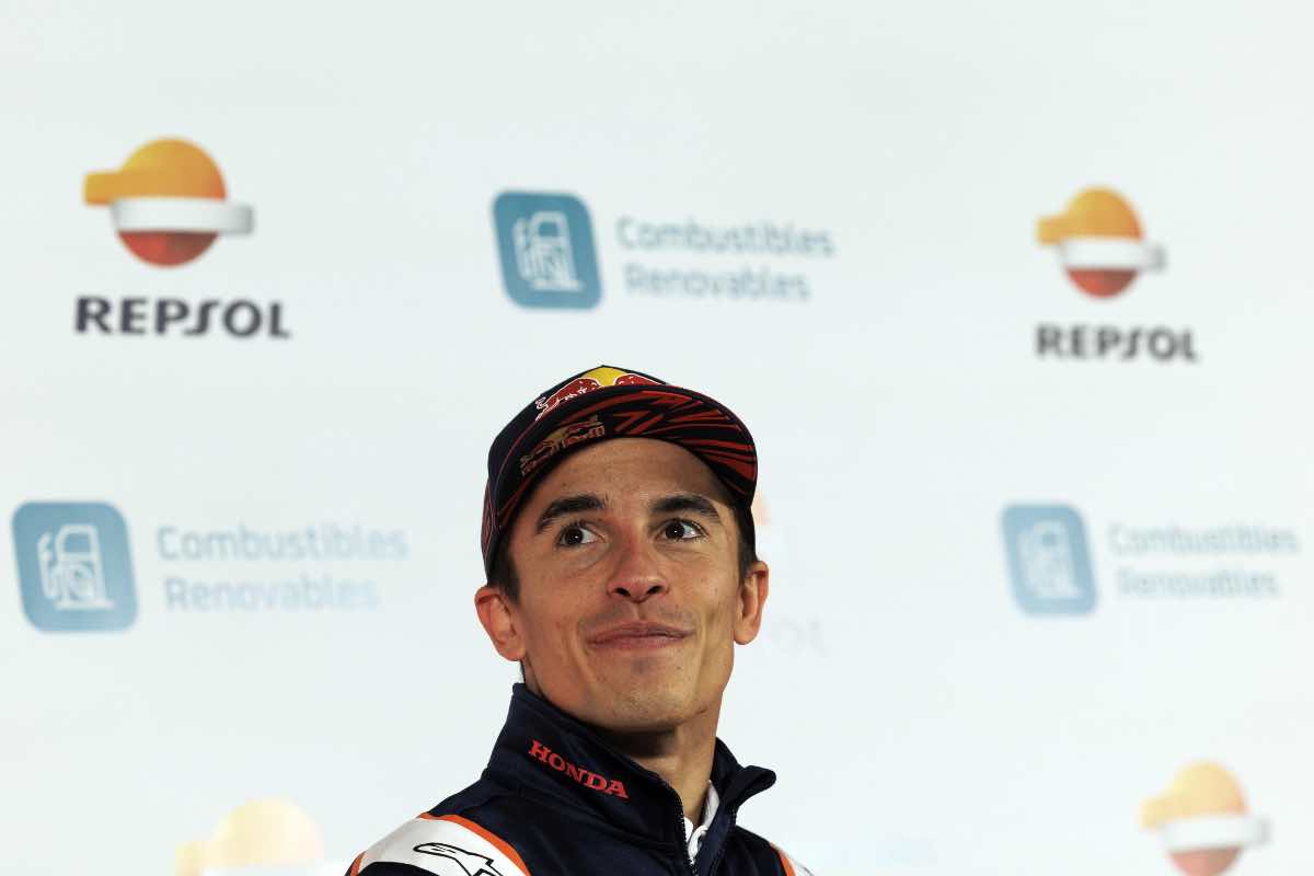 Marc Marquez niente motocicletta 