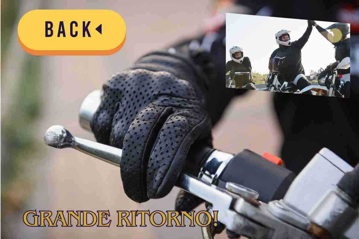 Motocicletta che ritorna sul mercato 