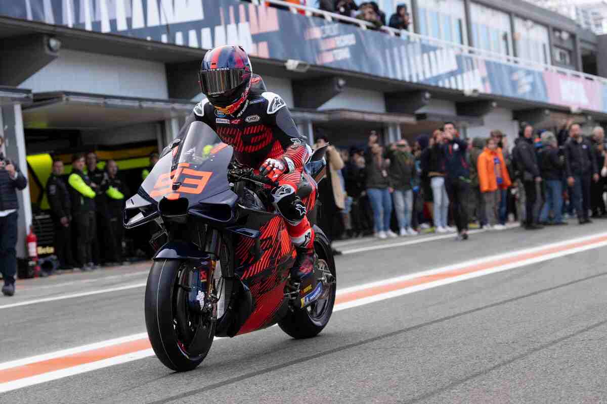 Marc Marquez impressiona con la nuova Ducati