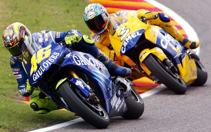 Rossi e Biaggi grandi rivali