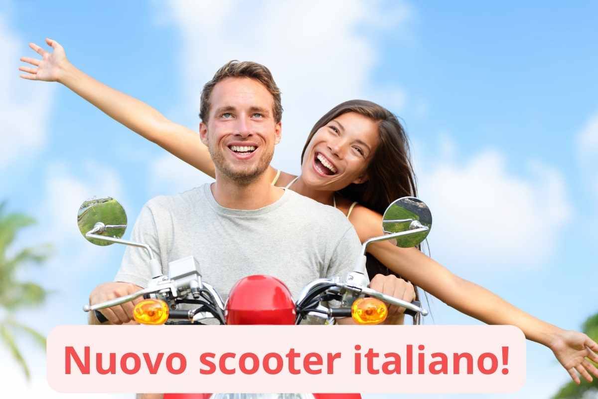 Nuovo scooter italiano totalmente elettrico