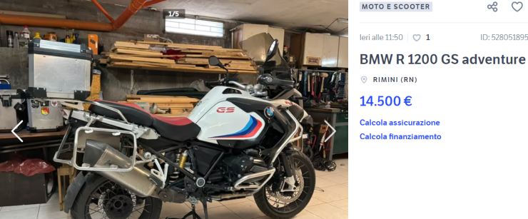 BMW R 1200 GS Adventure sconto moto usato