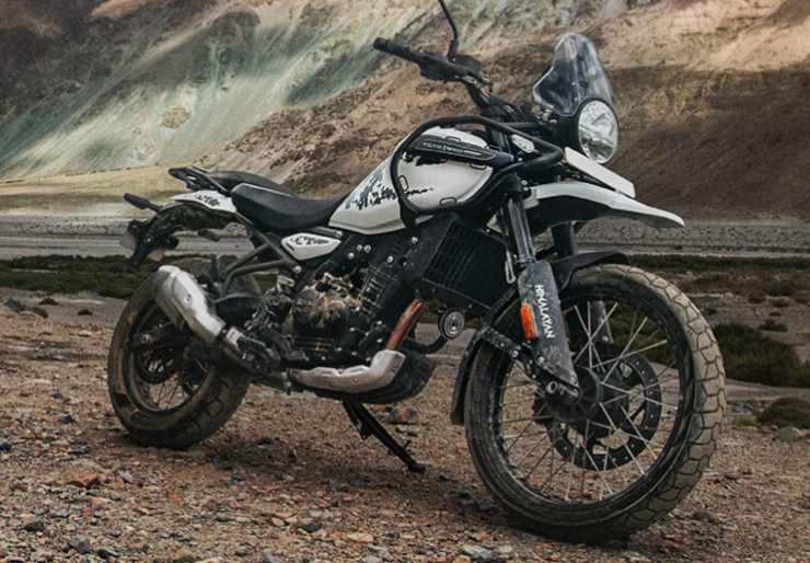 Royal Enfield Himalayan 450 monocilindrico moto