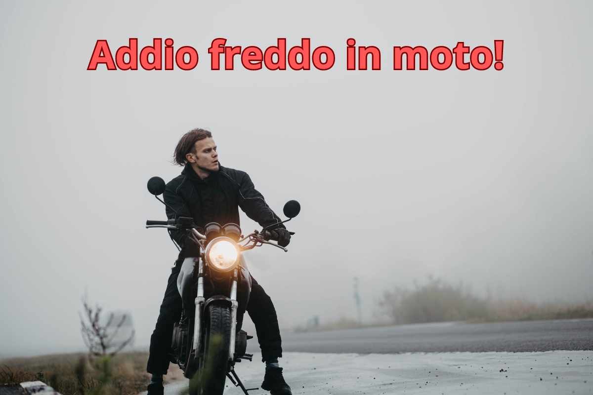 Addio freddo in moto con la giacca riscaldata