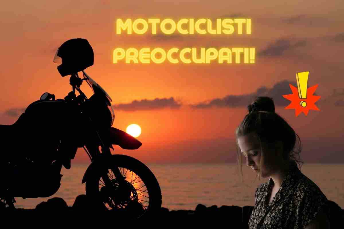 Motociclisti agitati