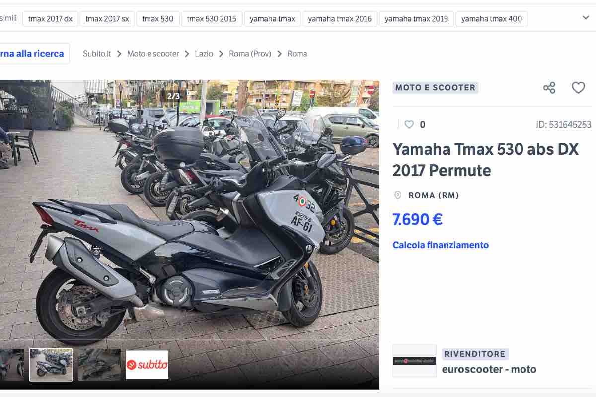 Yamaha T -Max annuncio 