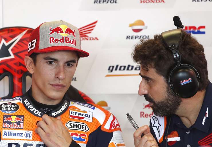 Marc Marquez addio MotoGP Honda Santi Hernandez