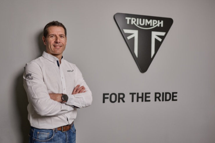 Mattia Dodi Triumph moto manager off-road motocross