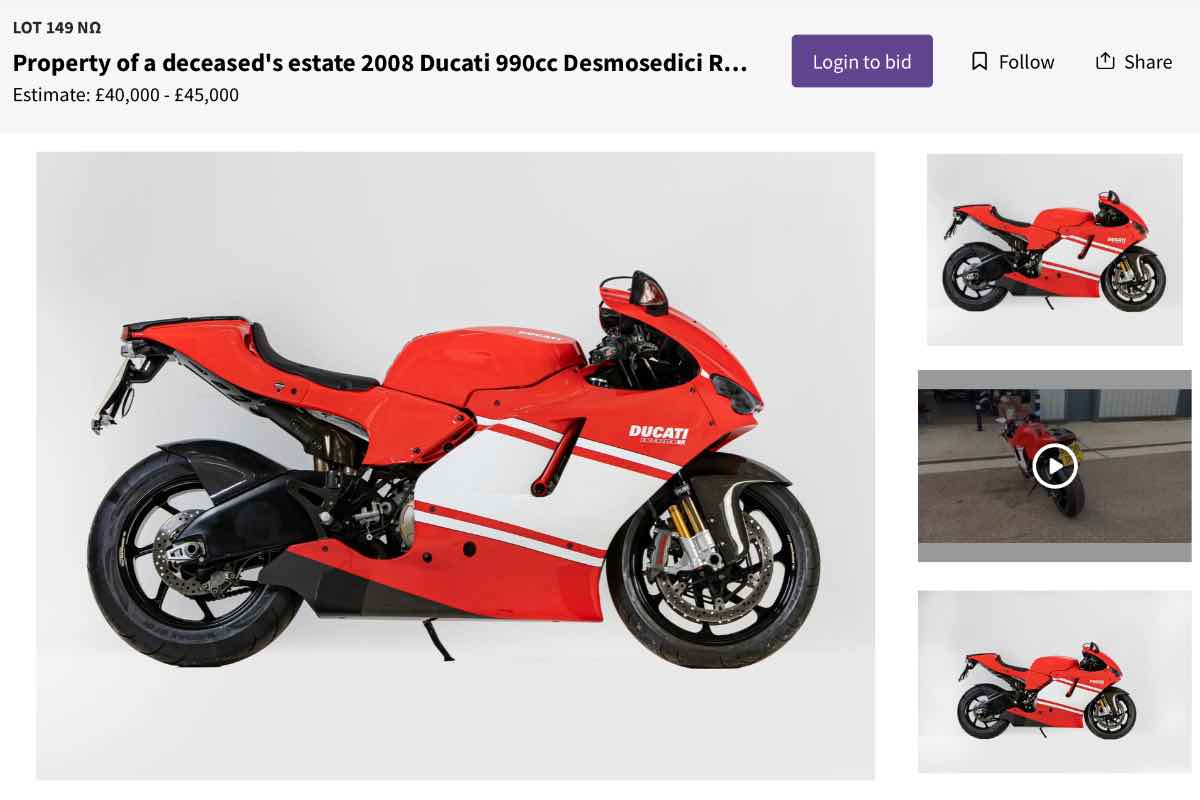 Ducati asta