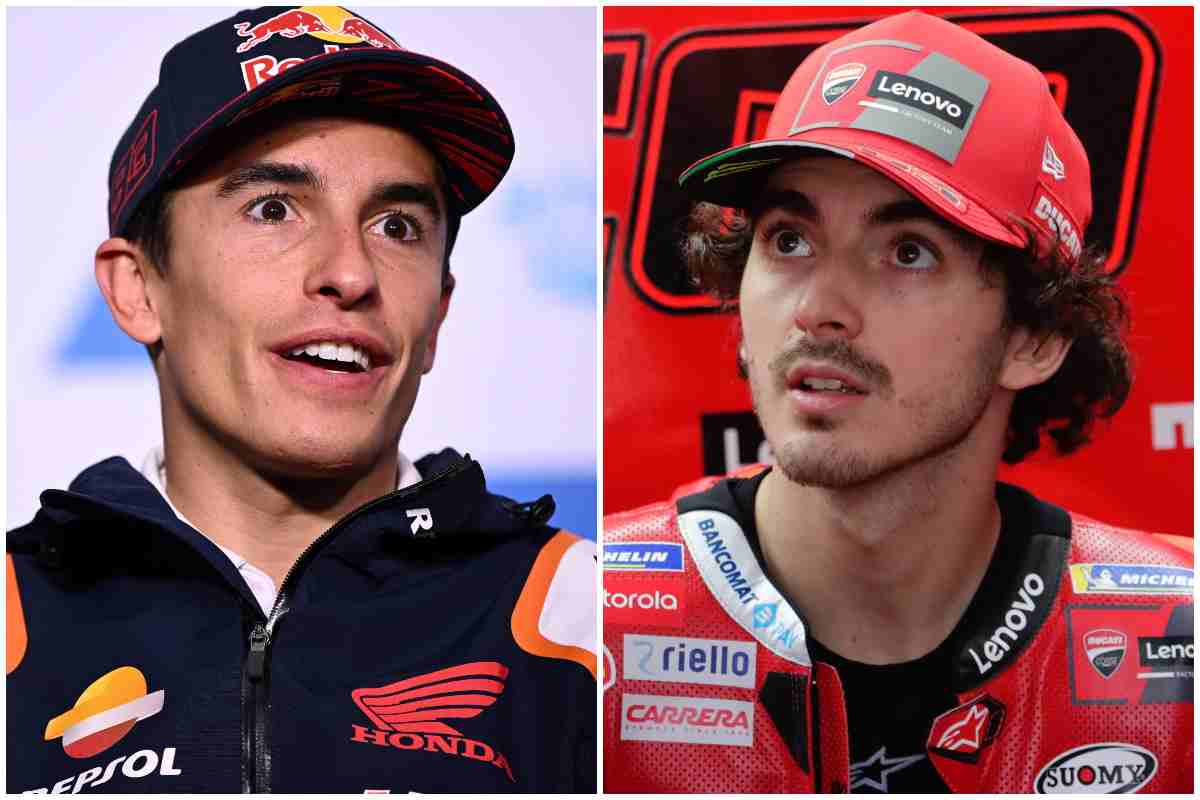 Marc Marquez e Pecco Bagnaia primo approccio