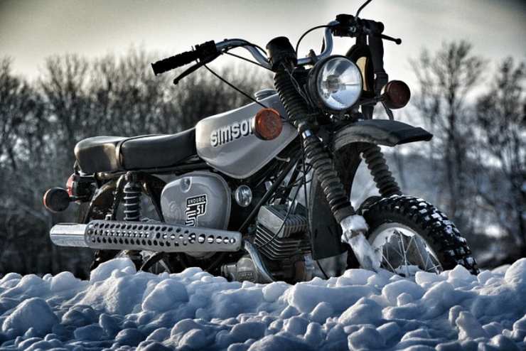 Moto, cosa fare quando nevica