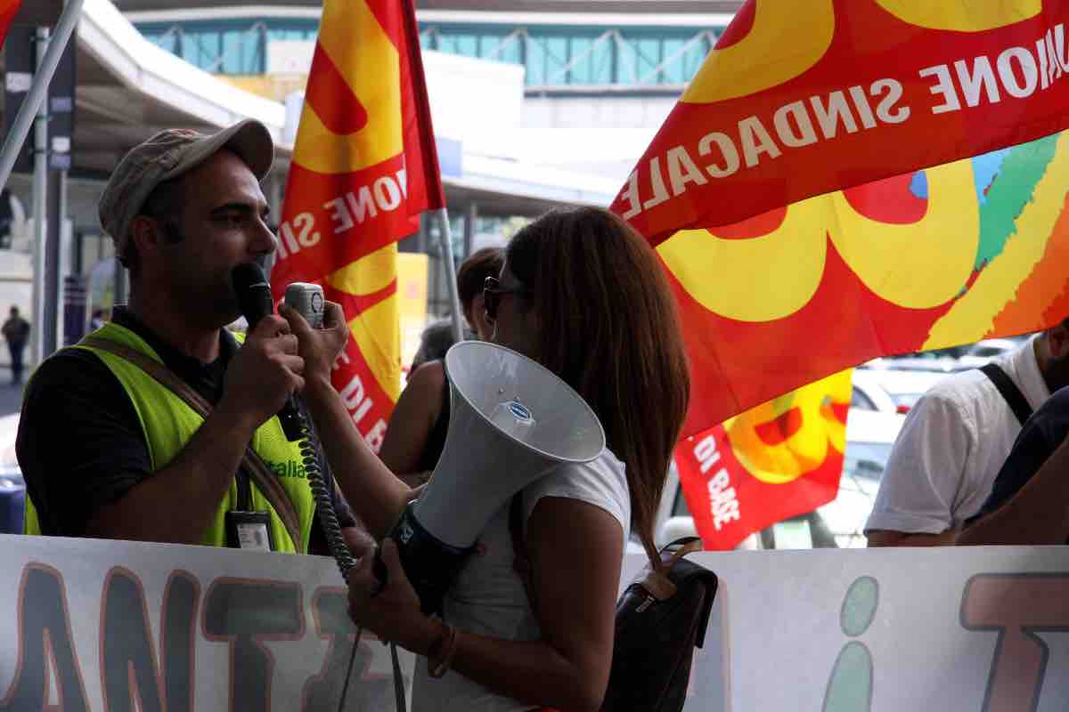 Sindacato usb protesta 