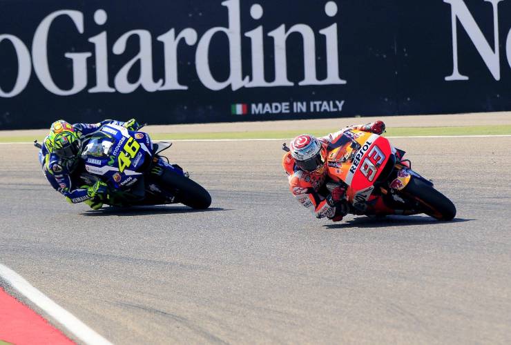 Marquez Rossi MotoGP battuto Honda Yamaha Ducati Gresini