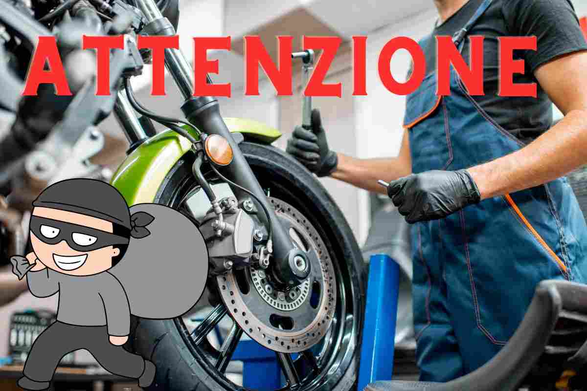 Moto truffa riparazioni motociclisti meccanici attenzione
