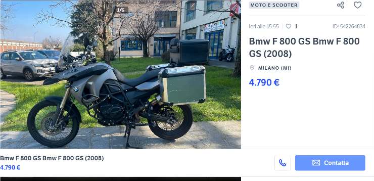 BMW F 800 GS grande sconto