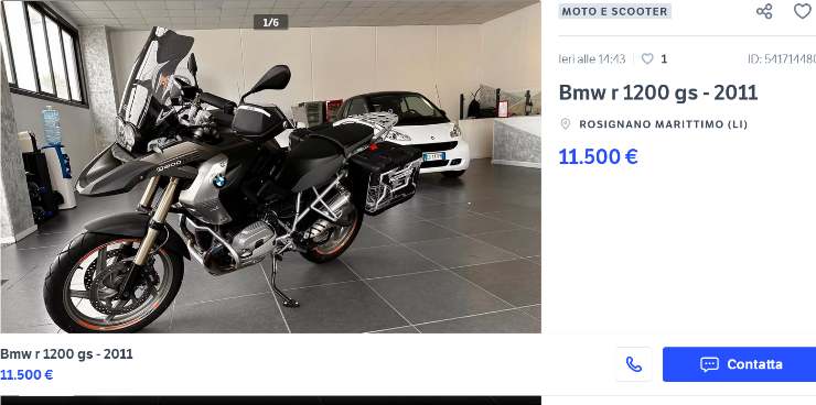 BMW R 1200 GS offerta record