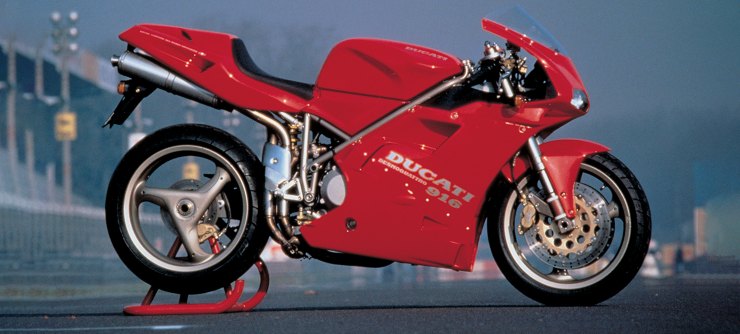 La Ducati 916, seconda moto più bella