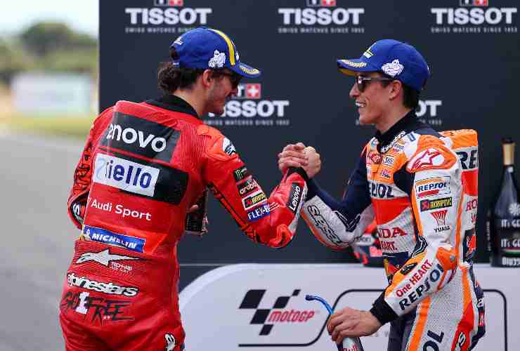 Marquez e Bagnaia alla Ducati