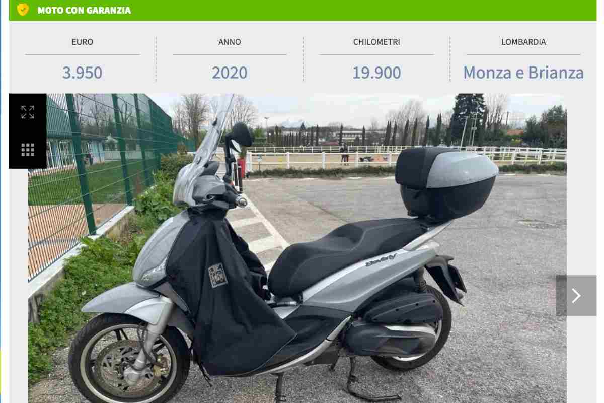 Incredibile occasione per la Piaggio