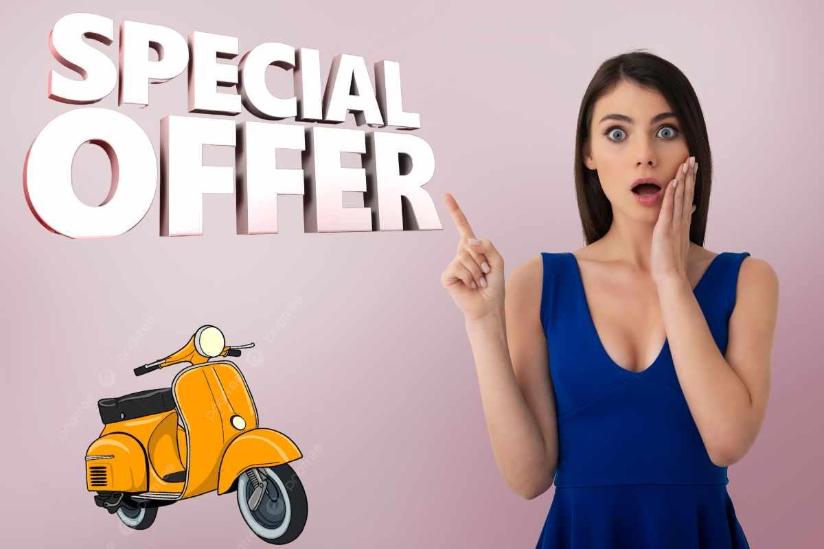 Vespa in offerta a un prezzo pazzesco