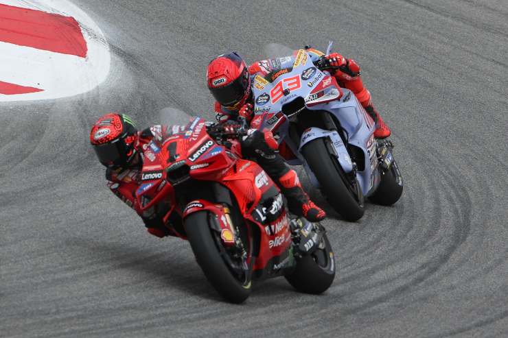 Bagnaia Marquez scontro incidente MotoGP Portogallo Ducati Gresini