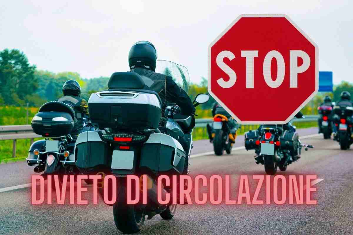 Divieto circolazione moto problemi attenzione Milano stop