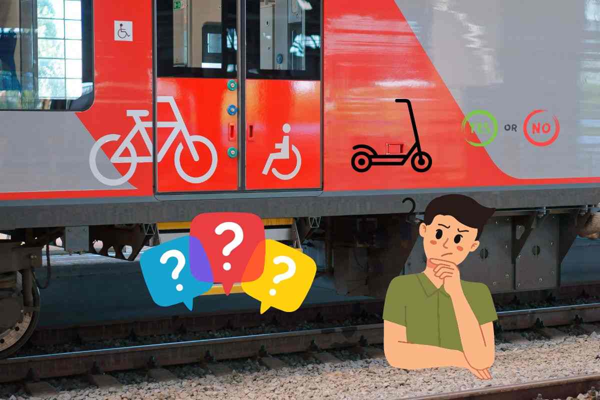 Bici e monopattini elettici in treno si o no?