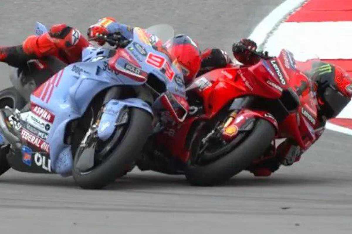 Lorenzo parla del contatto tra Marquez e Bagnaia