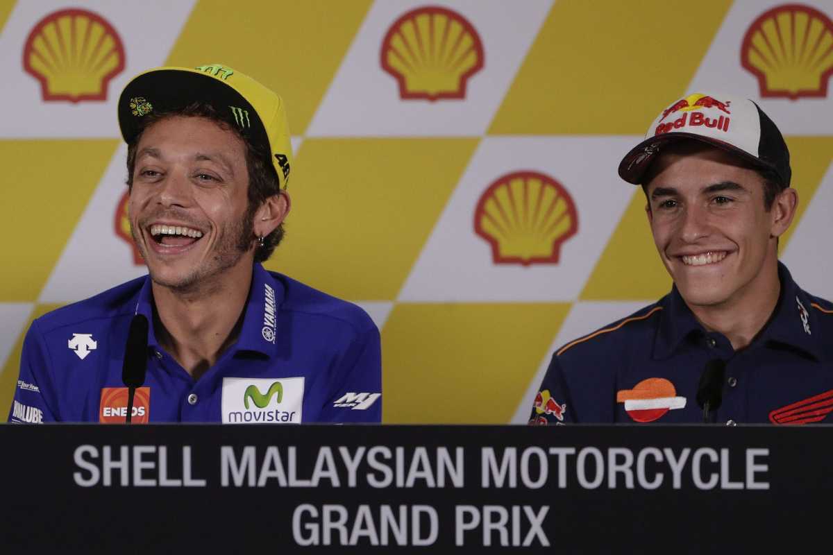 Valentino Rossi, la frase su Marquez non passa inosservata: tifosi spiazzati dal Dottore