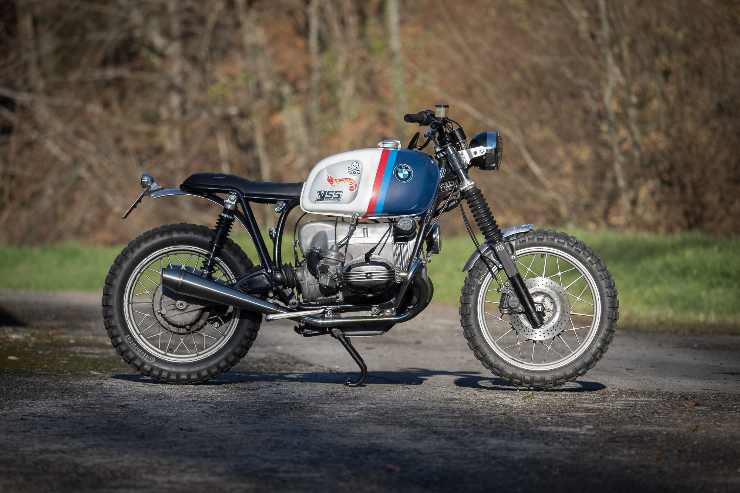 La BMW R100RS dopo la trasformazione