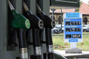 Una pompa di benzina