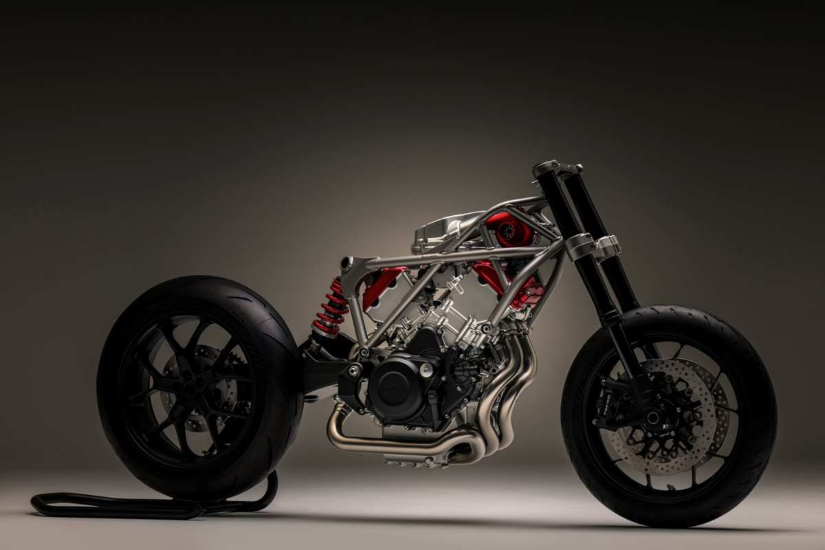 Un prototipo di moto Honda