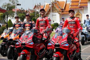La presentazione delle MotoGP in Thailandia