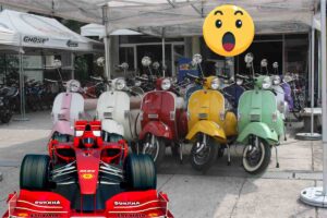 Vespa o F1? Lo scooter che ricorda entrambe