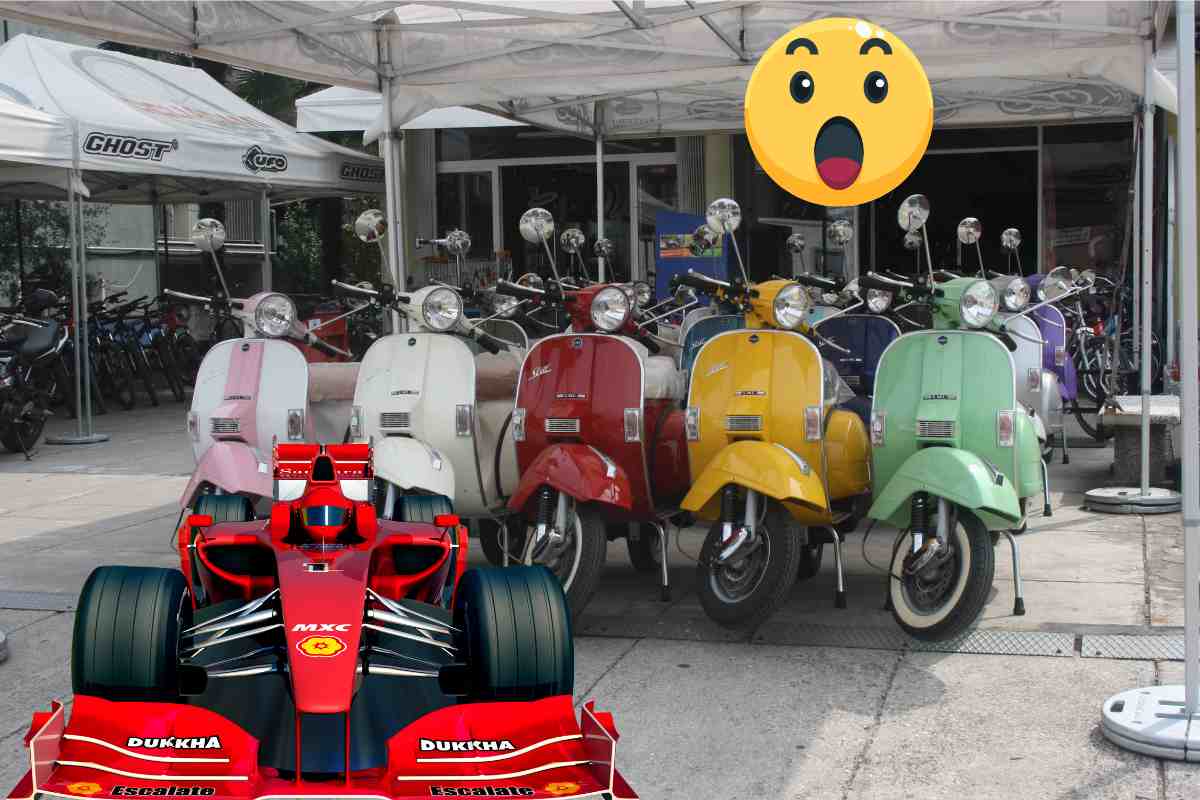 Vespa o F1? Lo scooter che ricorda entrambe