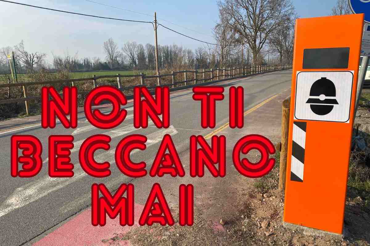 Autovelox Invisibile trucco novità