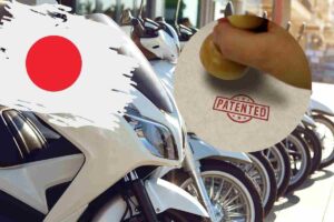 brevetto moto giappone bandiera