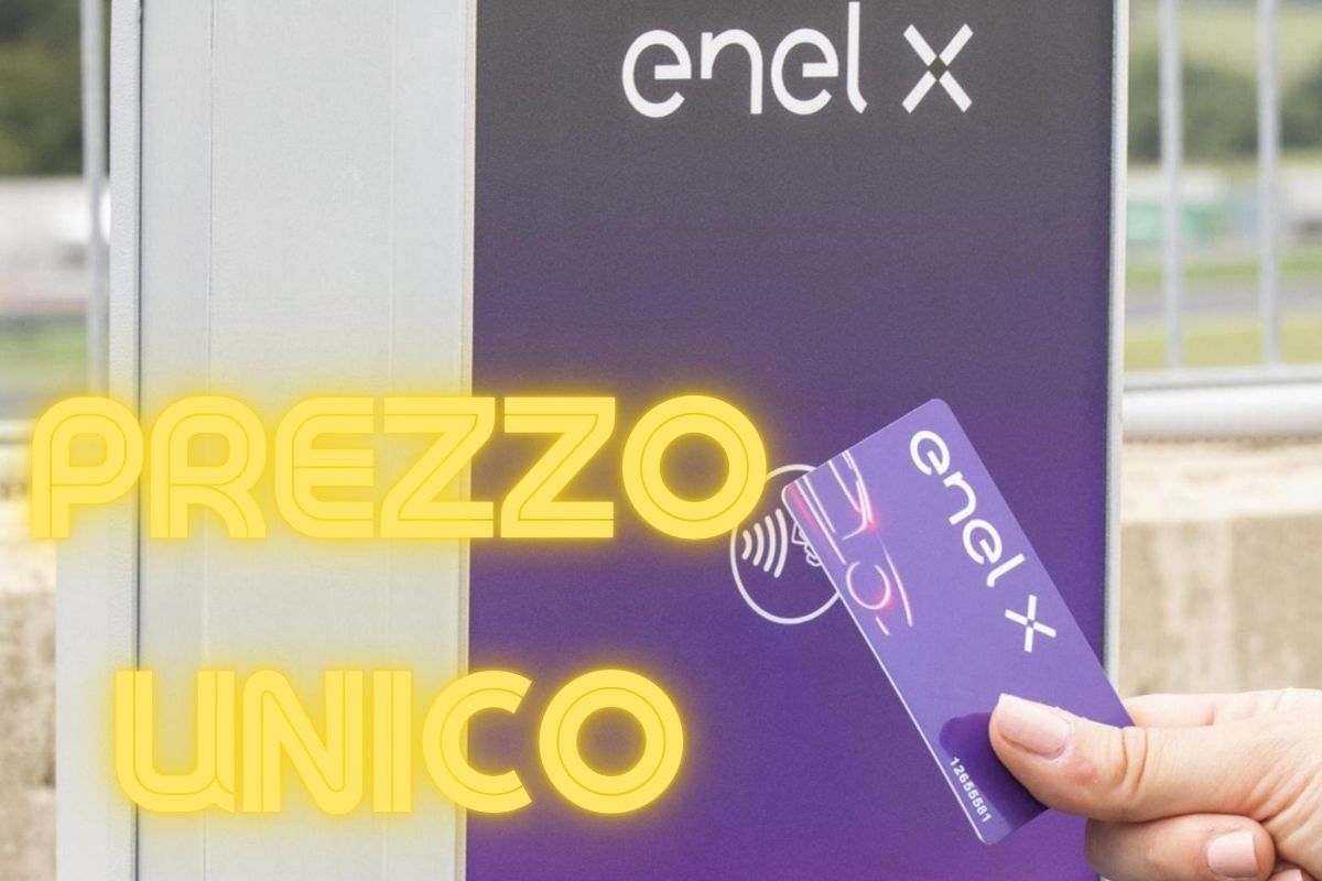 Enel X Way ricarica colonnina elettrica