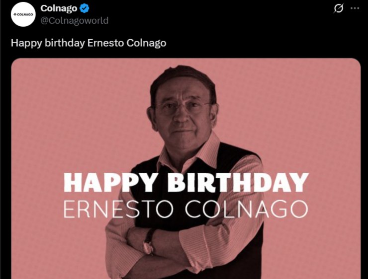 Moto due ruote Ferrari Ernesto Colnago