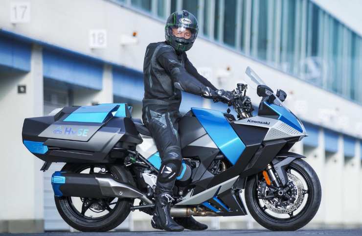 Kawasaki H2 HySe novità moto idrogeno