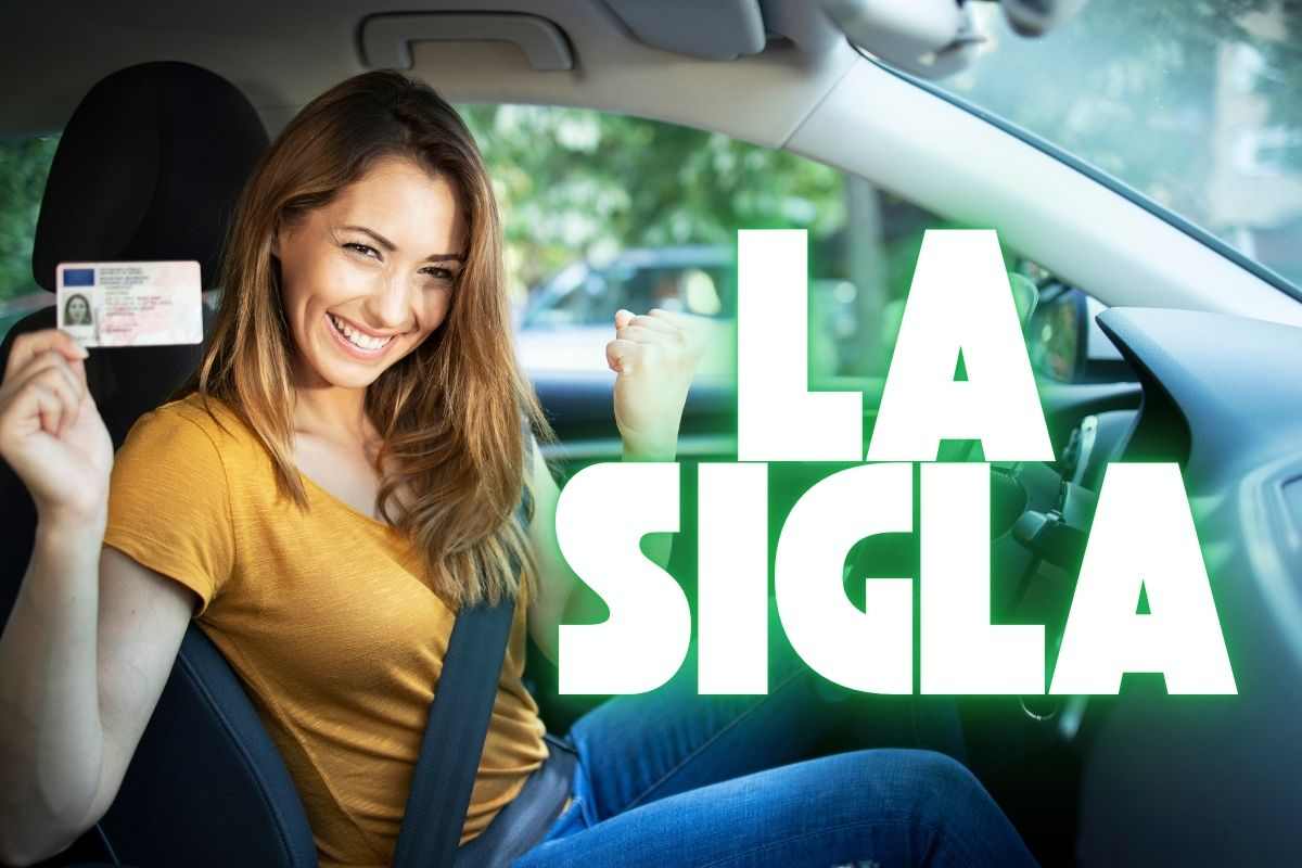Patente auto novità incredibile sigla